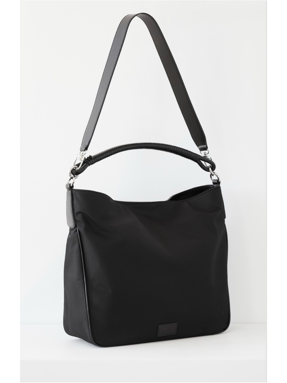 New STAUD Perry Hobo Bag Black Nylon